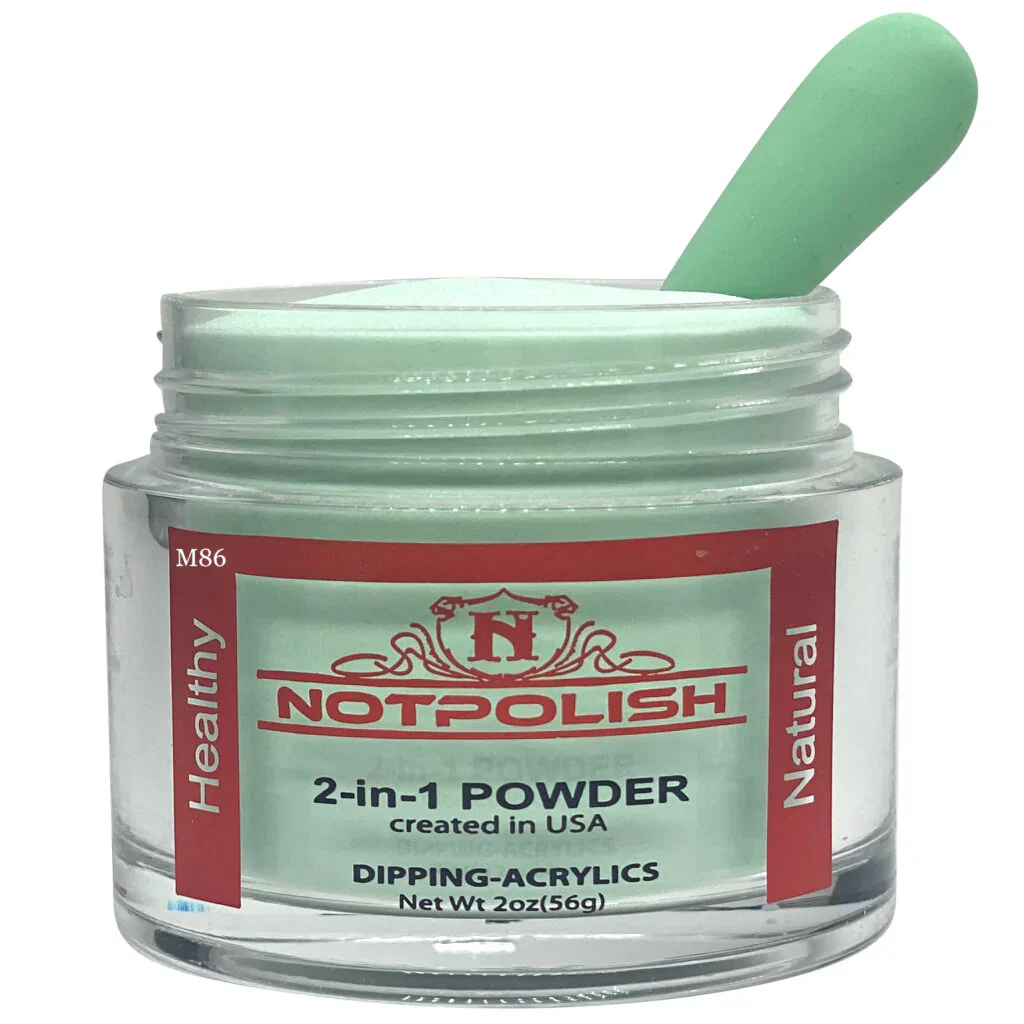 NOTPOLISH 2 in 1 Powder - M86 Blooming Mint - 2 oz - Image 4