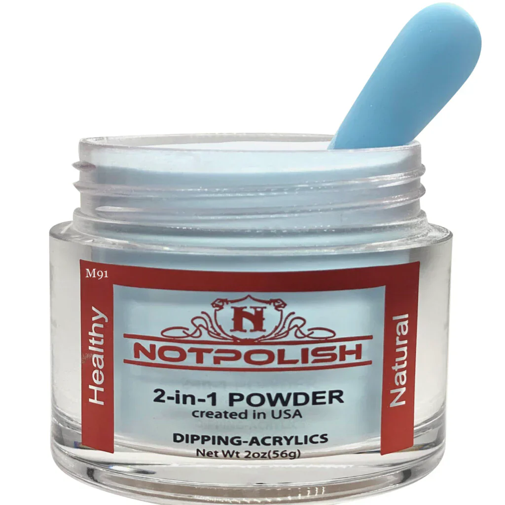 NOTPOLISH 2 in 1 Powder - M91 Cool Breeze - 2 oz - Image 4