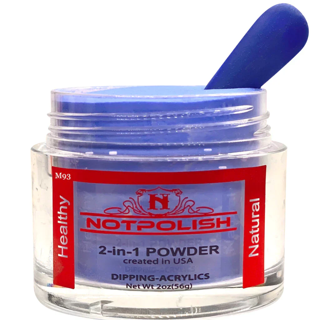 NOTPOLISH 2 in 1 Powder - M93 Lush Blue - 2 oz - Image 4