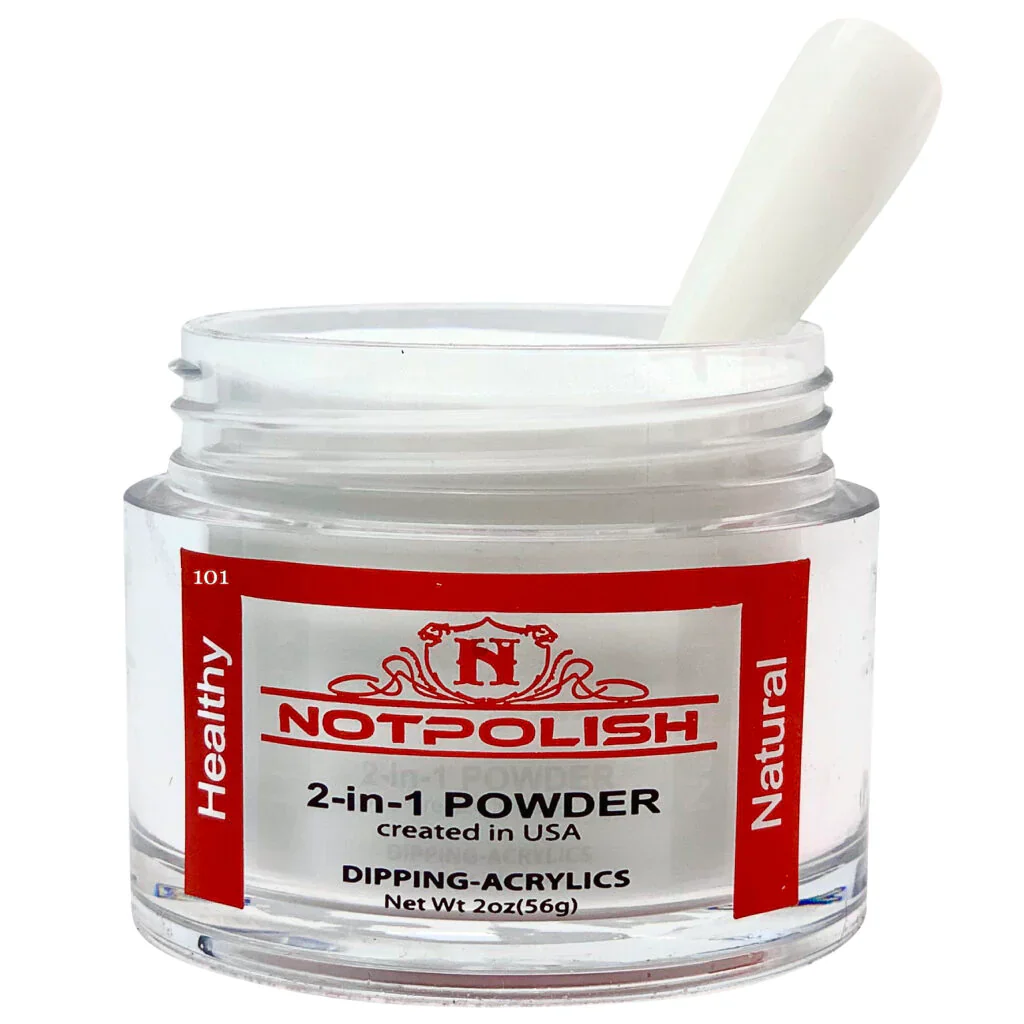 NOTPOLISH 2 in 1 Powder - OG101 Milky White - 2 oz - Image 5