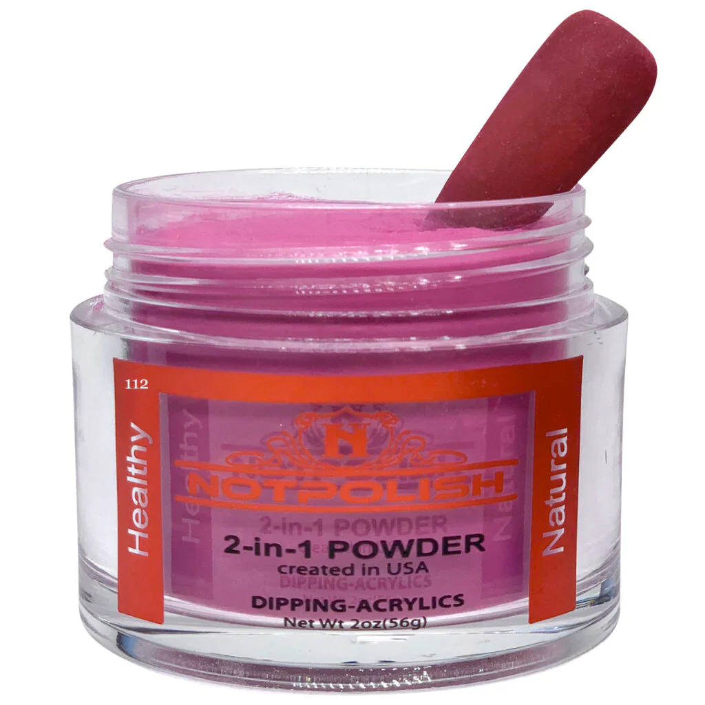 NOTPOLISH 2 in 1 Powder - OG112 Wine and Dine - 2 oz - Image 4