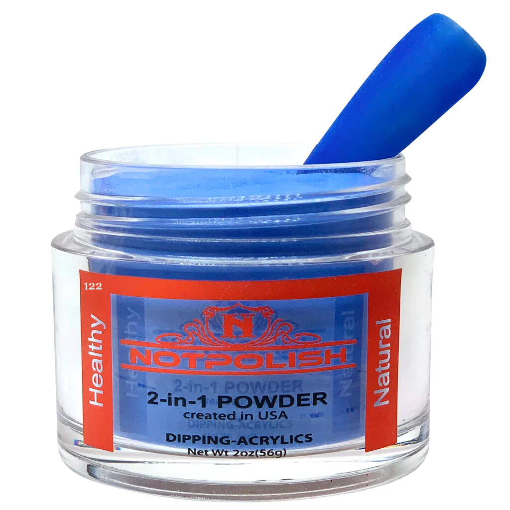 NOTPOLISH 2 in 1 Powder - OG122 Blue Ball - 2 oz - Image 3