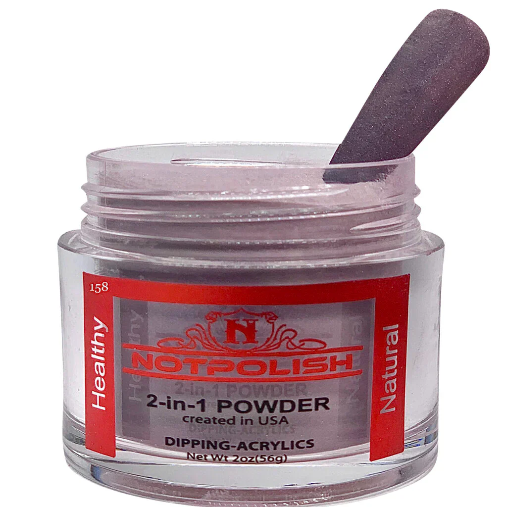 NOTPOLISH 2 in 1 Powder - OG158 My Soul Was Dark - 2 oz - Image 4
