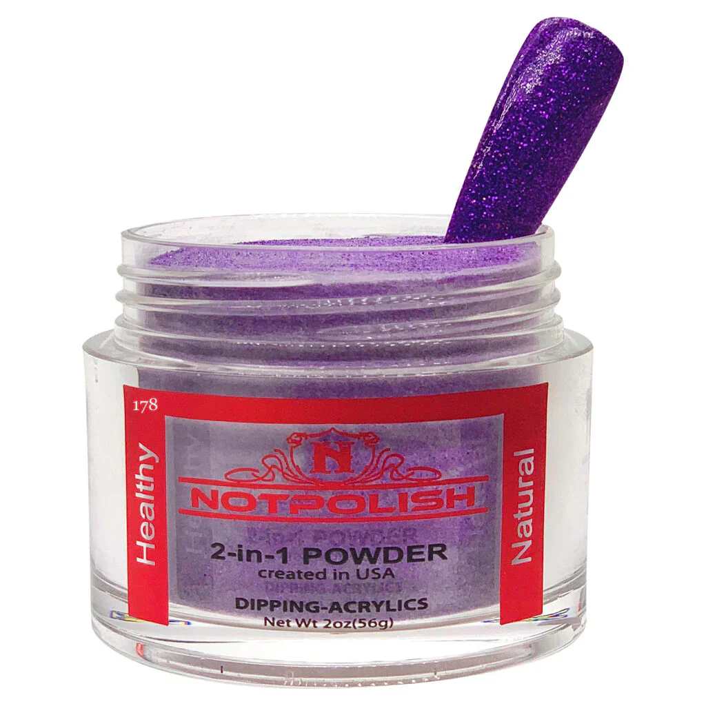 NOTPOLISH 2 in 1 Powder - OG178 Purple Kisses - 2 oz - Image 4