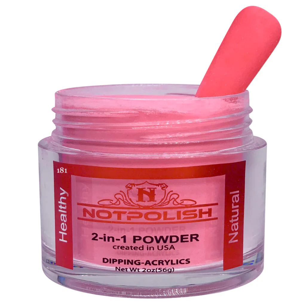 NOTPOLISH 2 in 1 Powder - OG181 Red Crush - 2 oz - Image 4