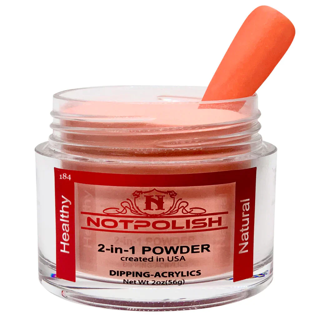 NOTPOLISH 2 in 1 Powder - OG184 Candied Peach - 2 oz - Image 4