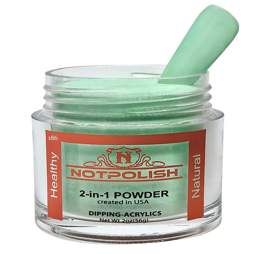 NOTPOLISH 2 in 1 Powder - OG186 My Commint-Mint - 2 oz - Image 4