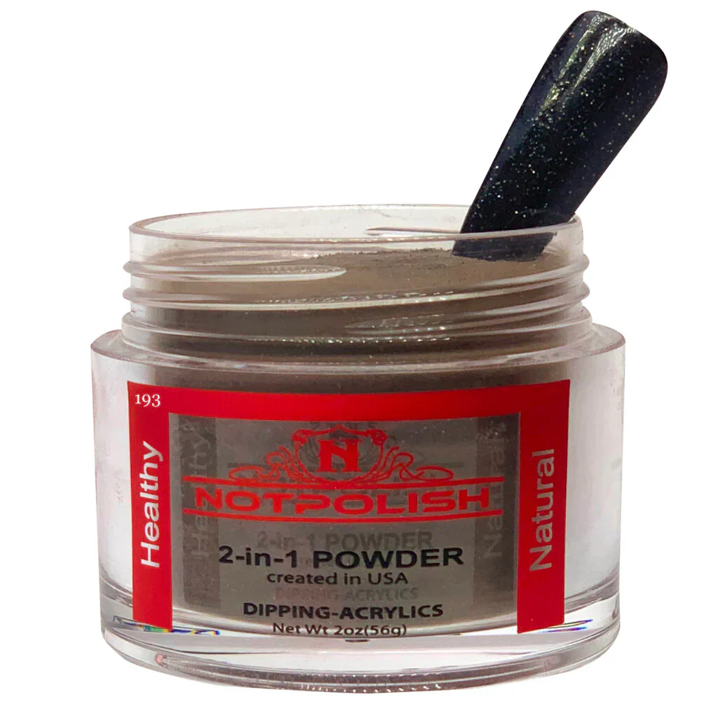 NOTPOLISH 2 in 1 Powder - OG193 Black Diamond - 2 oz - Image 2