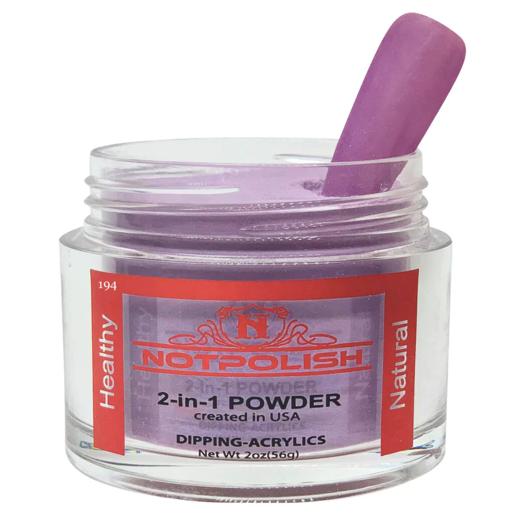 NOTPOLISH 2 in 1 Powder - OG194 Purple Haze - 2 oz - Image 4