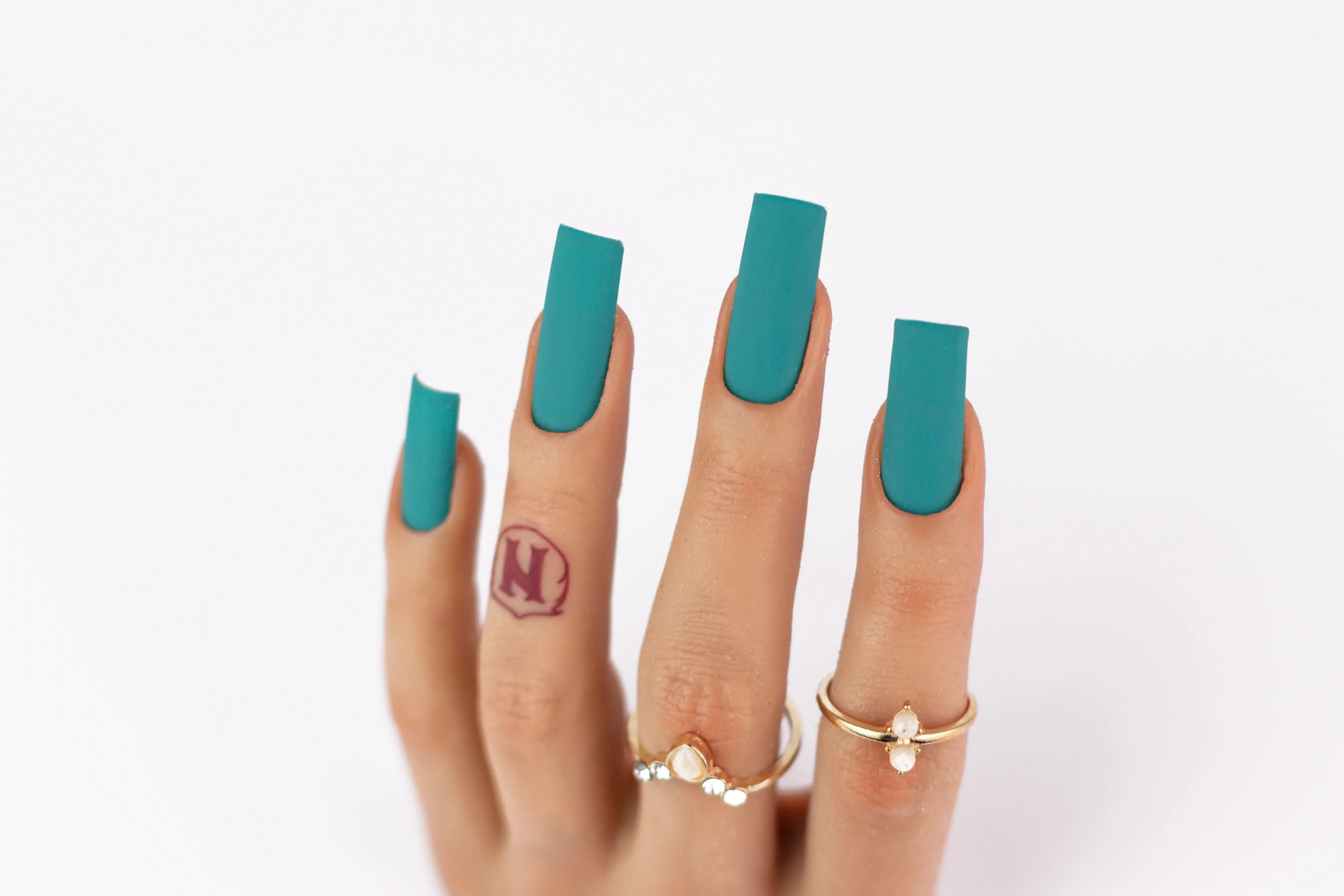 NOTPOLISH Duo - M106 I Don't Kiss & Teal - Image 3