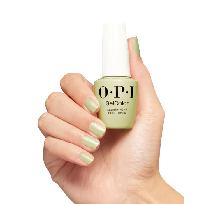 OPI Gel Color - OPI'm Dreaming Spring 2025 - Appoint-Mint Confirmed GC S047 - Image 3