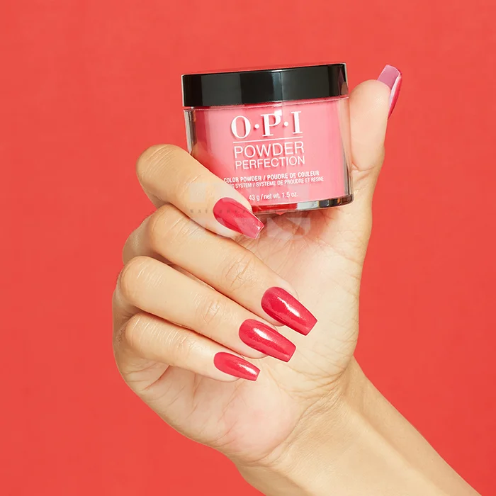OPI Powder Perfection - Brights Summer 2005 - Charged Up Cherry 1.5 oz DP B35 - Image 5