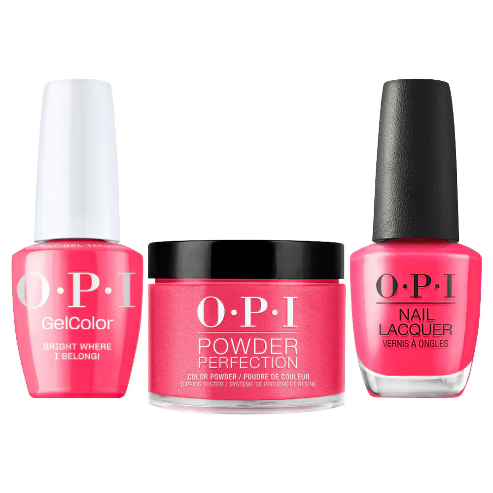 OPI Trio - Bright Where I Belong! S080