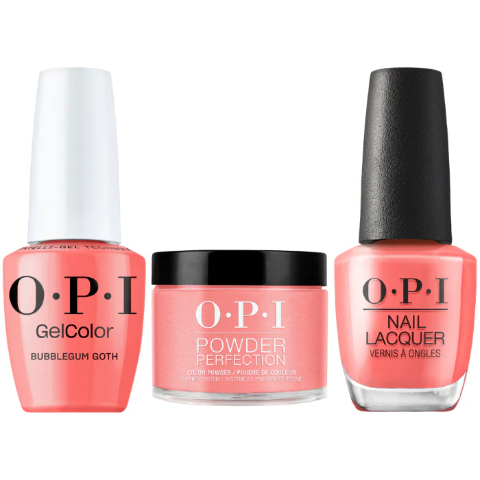 OPI Trio - Bubblegum Goth F030