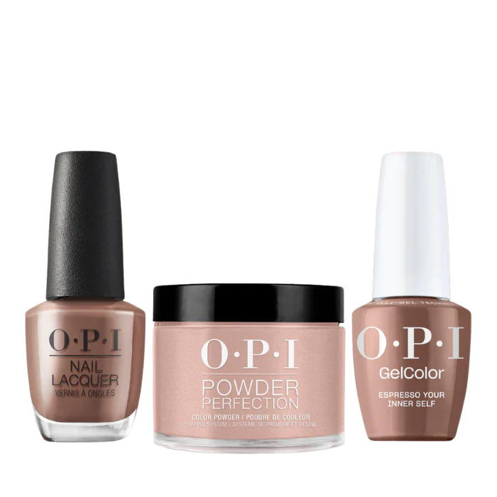 OPI Trio - Espresso Your Inner Self LA04