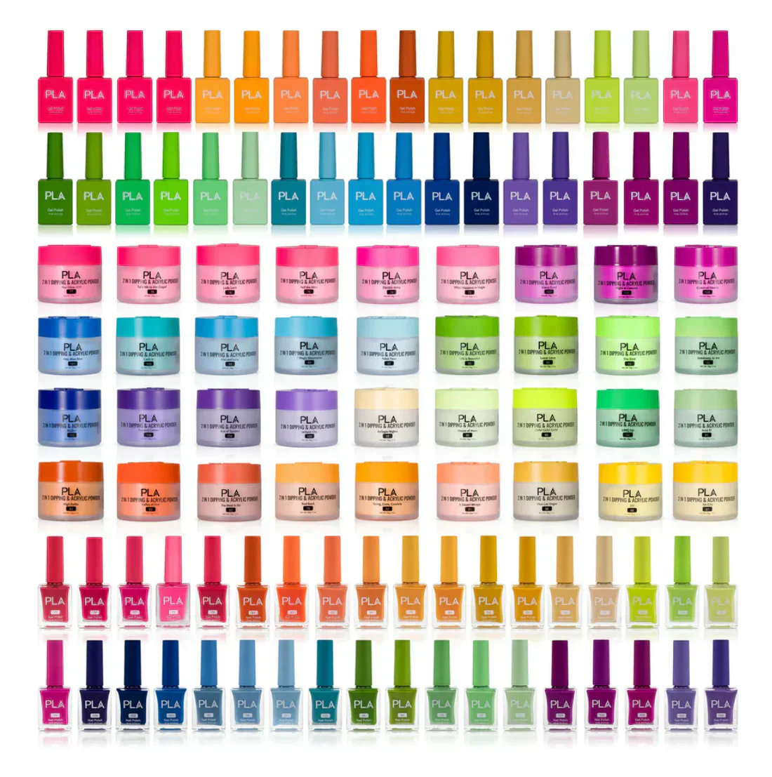 PLA 4in1 Full Nail Collection - 308 Colors - Image 3