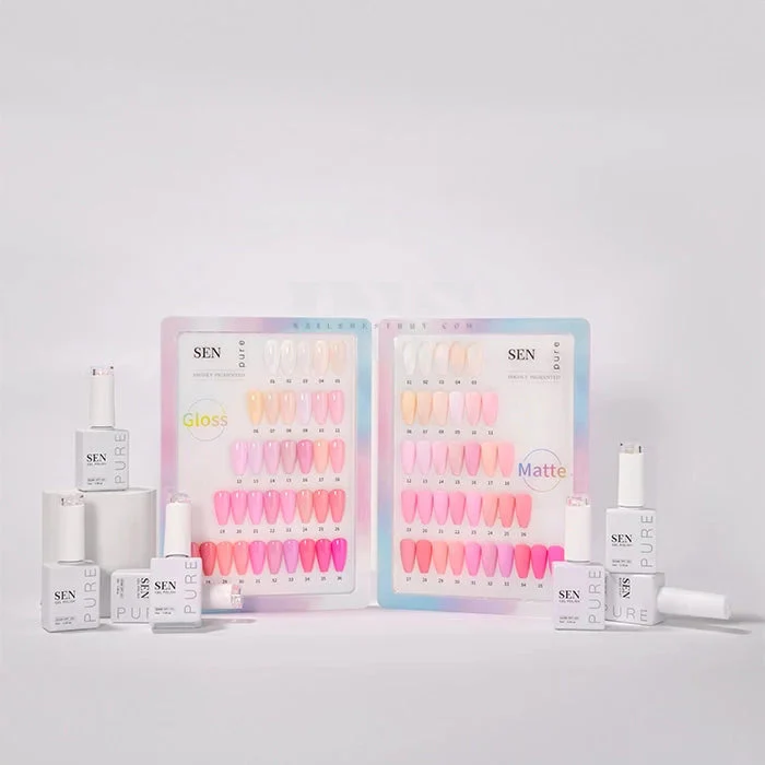 SEN PURE Cotton Candy 36 Gel Collection (Free Top-Base-Matte) - Image 2