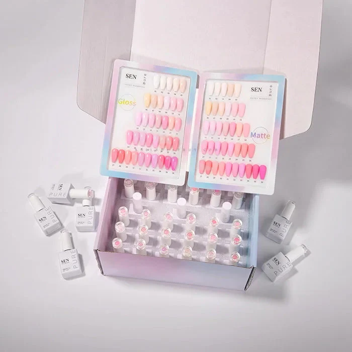 SEN PURE Cotton Candy 36 Gel Collection (Free Top-Base-Matte) - Image 3