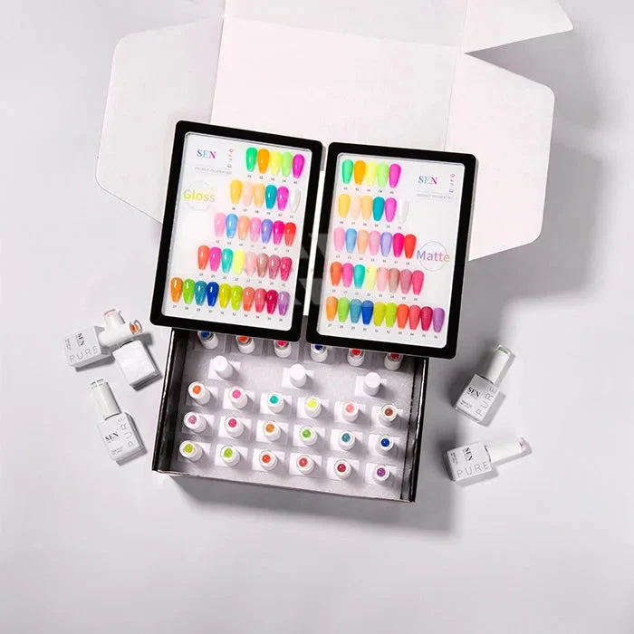SEN PURE Glow 36 Gel Collection (Free Top-Base-Matte) - Image 4