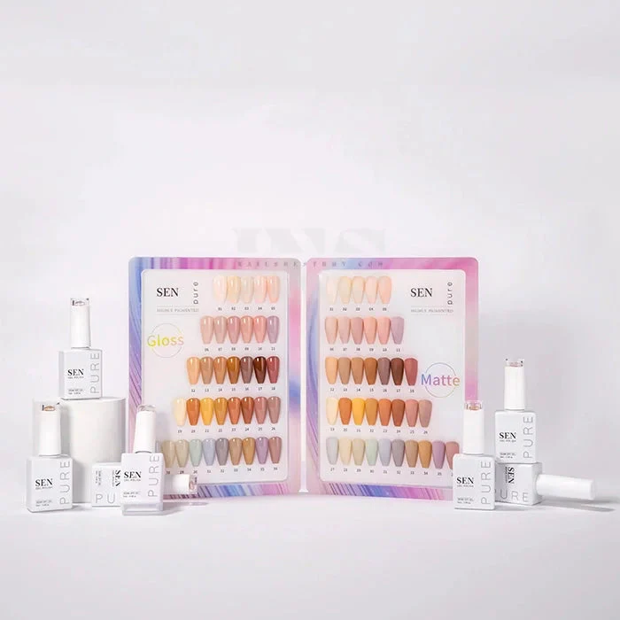SEN PURE Nude 36 Gel Collection (Free Top-Base-Matte) - Image 2