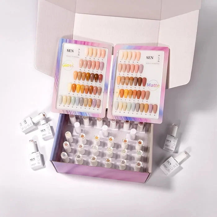 SEN PURE Nude 36 Gel Collection (Free Top-Base-Matte) - Image 3