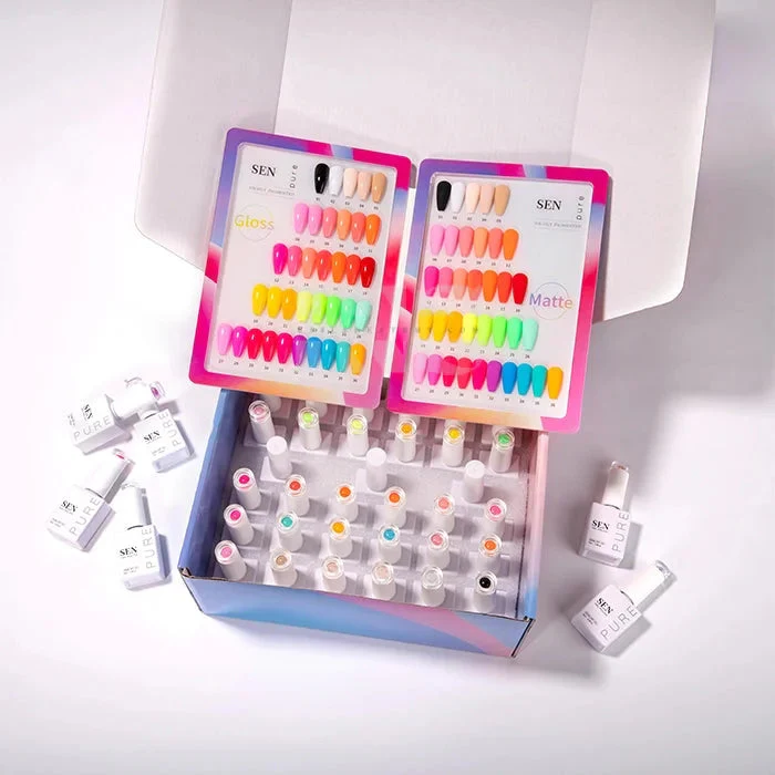 SEN PURE Summer Neon 36 Gel Collection (Free Top-Base-Matte) - Image 3