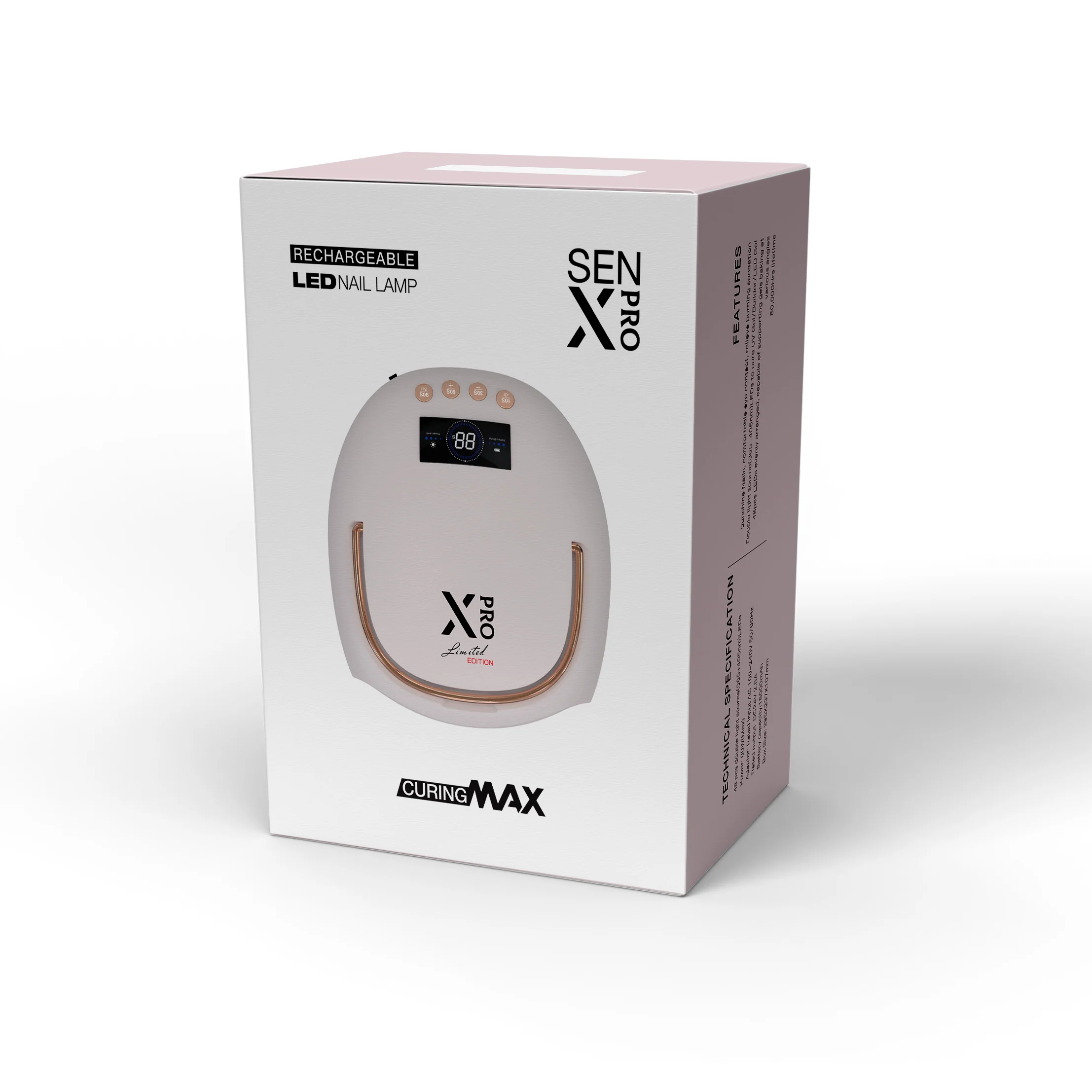 SEN X PRO Cordless UV/LED Nail Lamp *Limited Edition* - Image 4