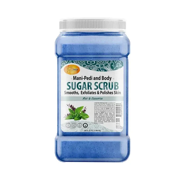 SPA REDI Sugar Scrub Mint & Eucalyptus Gallon - Image 2
