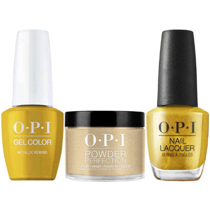OPI Trio - Metallic Rewind F022