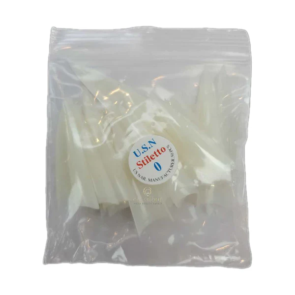 USN Tips Stiletto - Natural 10/pack - Image 11
