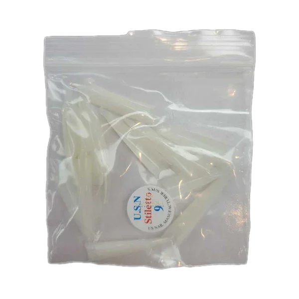 USN Tips Stiletto - Natural 10/pack - Image 2