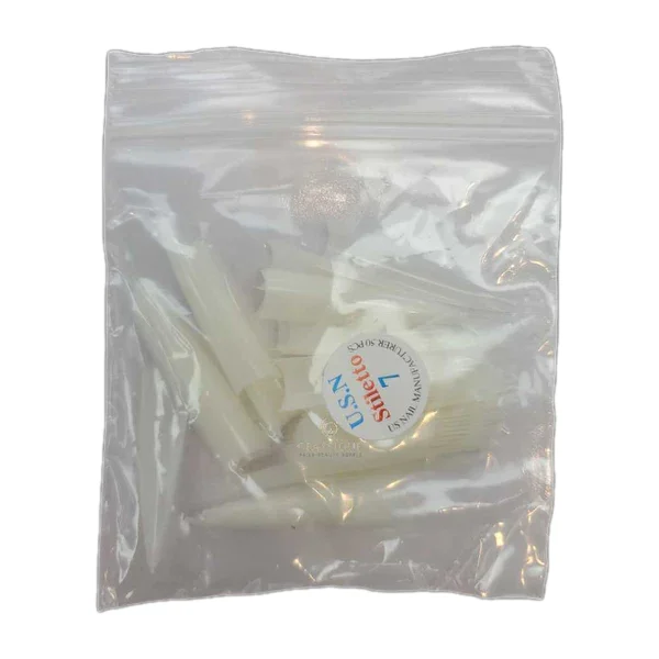 USN Tips Stiletto - Natural 10/pack - Image 4