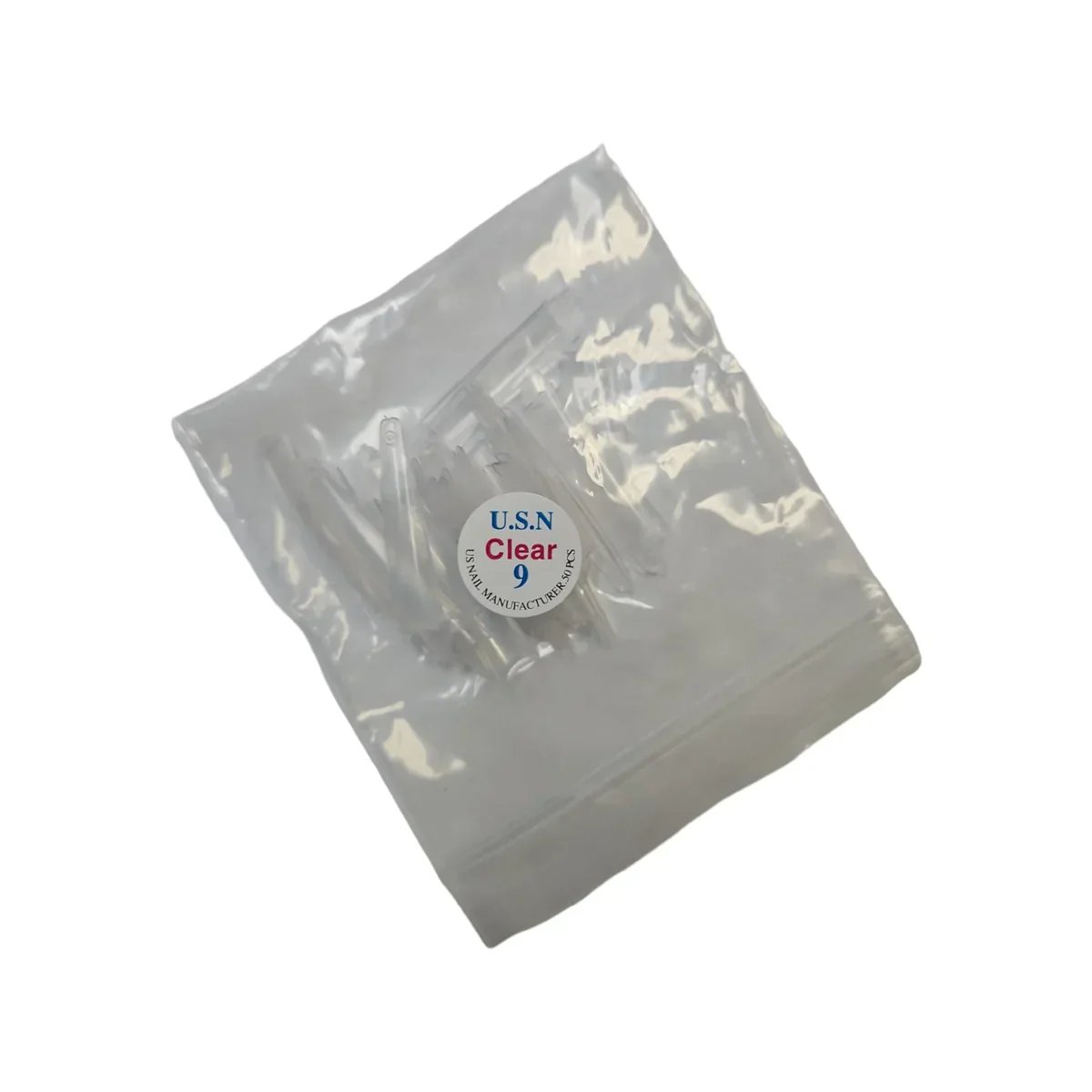 USN Tips Straight Coffin - Clear 10/pack - Image 2
