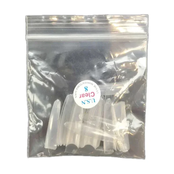 USN Tips Straight Coffin - Clear 10/pack - Image 3