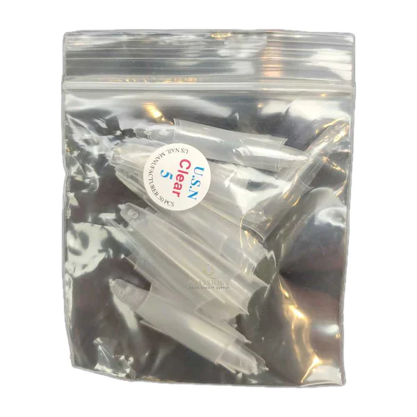 USN Tips Straight Coffin - Clear 10/pack - Image 6