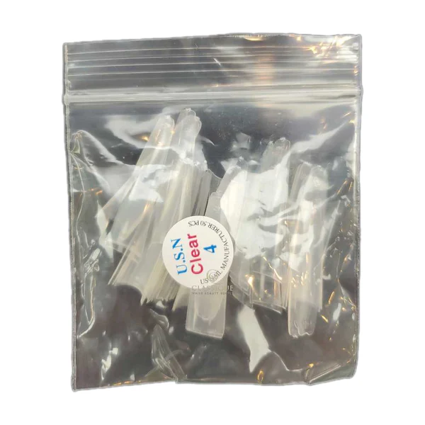 USN Tips Straight Coffin - Clear 10/pack - Image 7