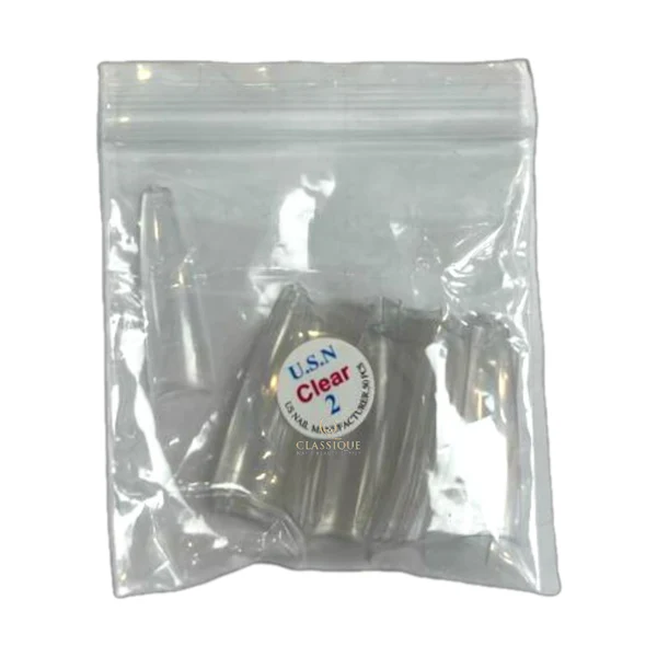 USN Tips Straight Coffin - Clear 10/pack - Image 9