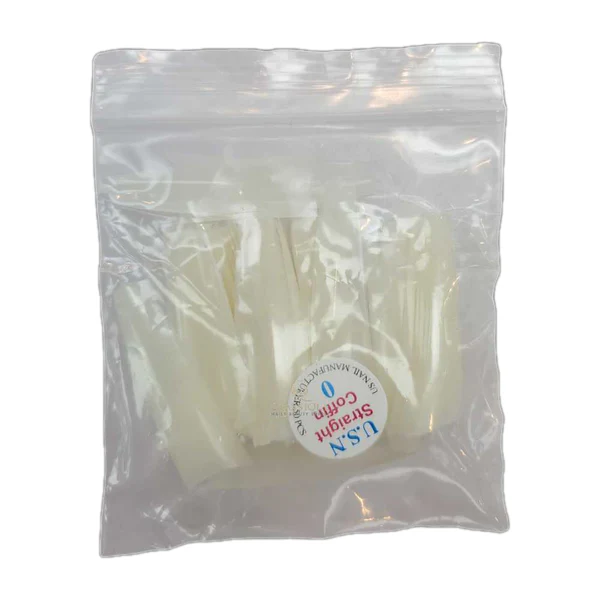 USN Tips Straight Coffin - Natural 10/pack