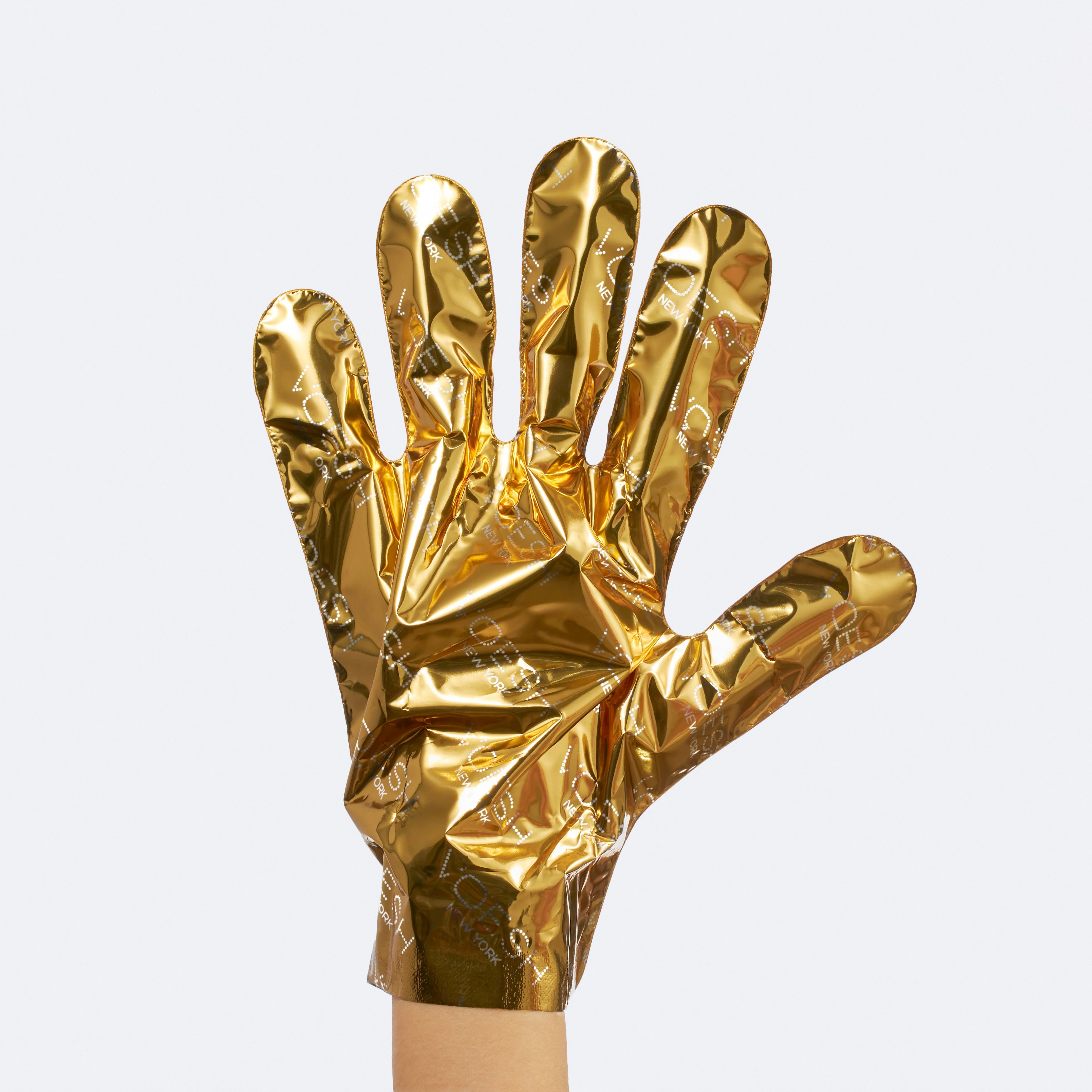 VOESH Collagen Mask Gloves - Imperial 24k Gold Single - Image 2