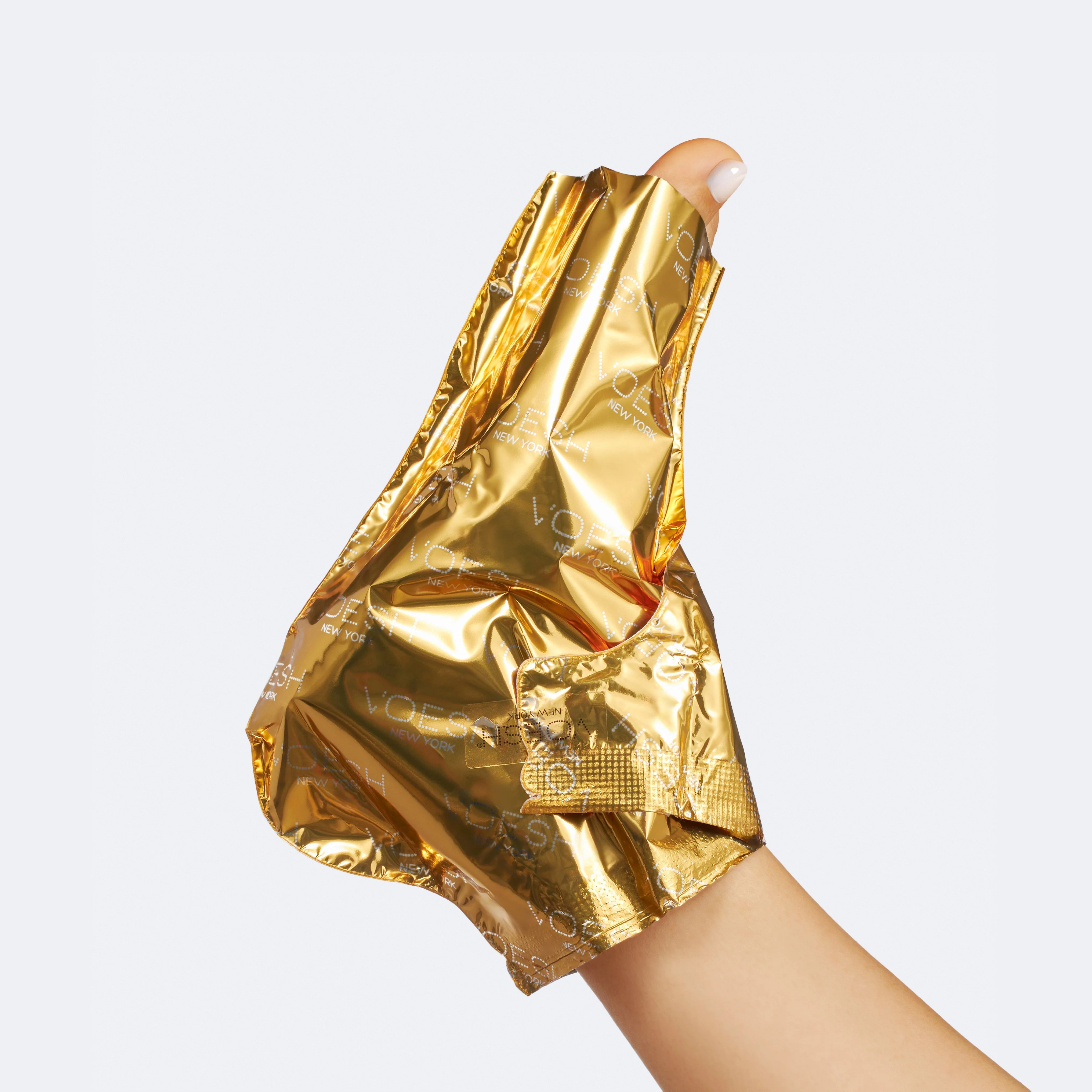 VOESH Collagen Mask Socks - Imperial 24k Gold Single - Image 3