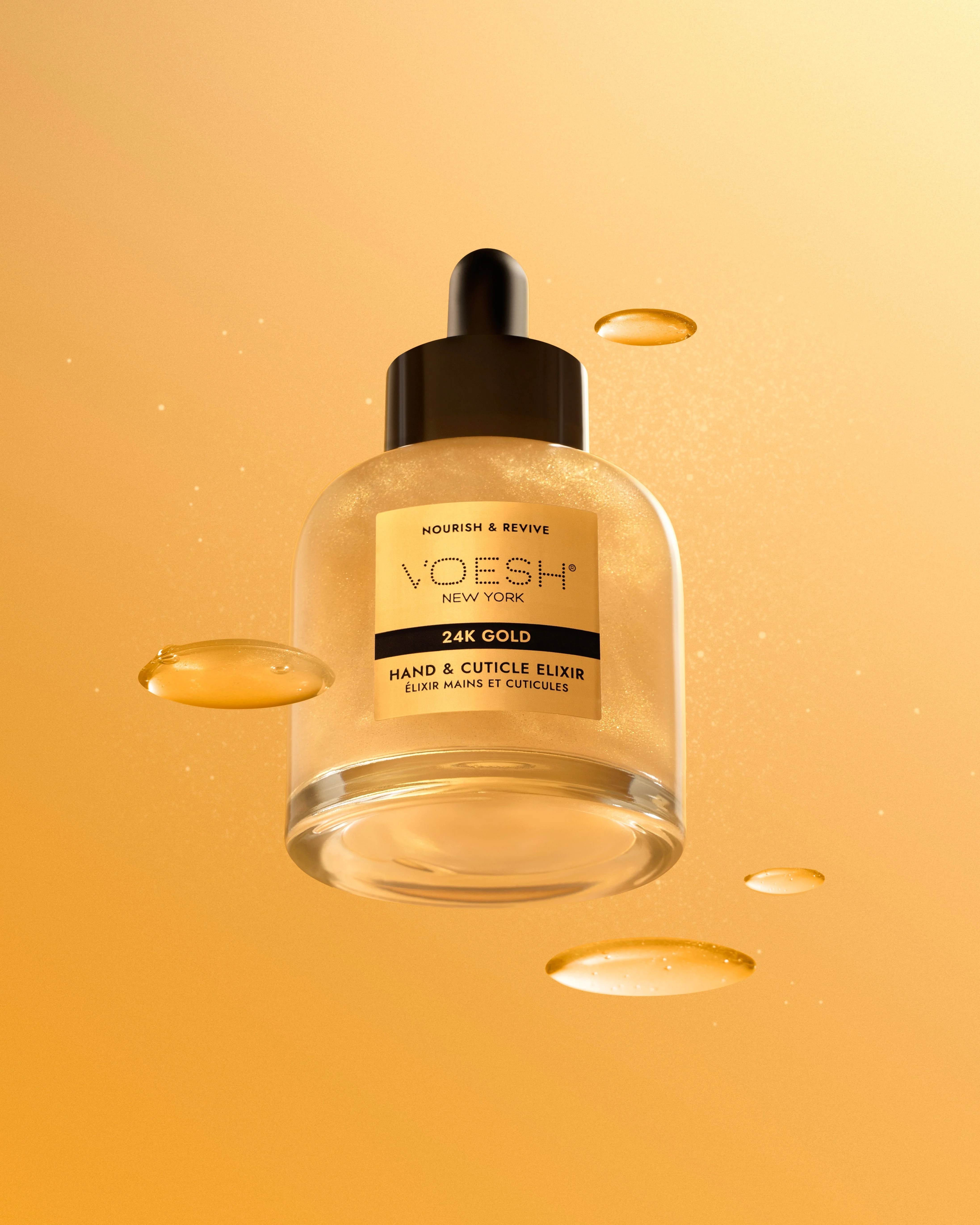 VOESH Hand & Cuticle Elixir 1.69 oz - Imperial 24k Gold Single - Image 3