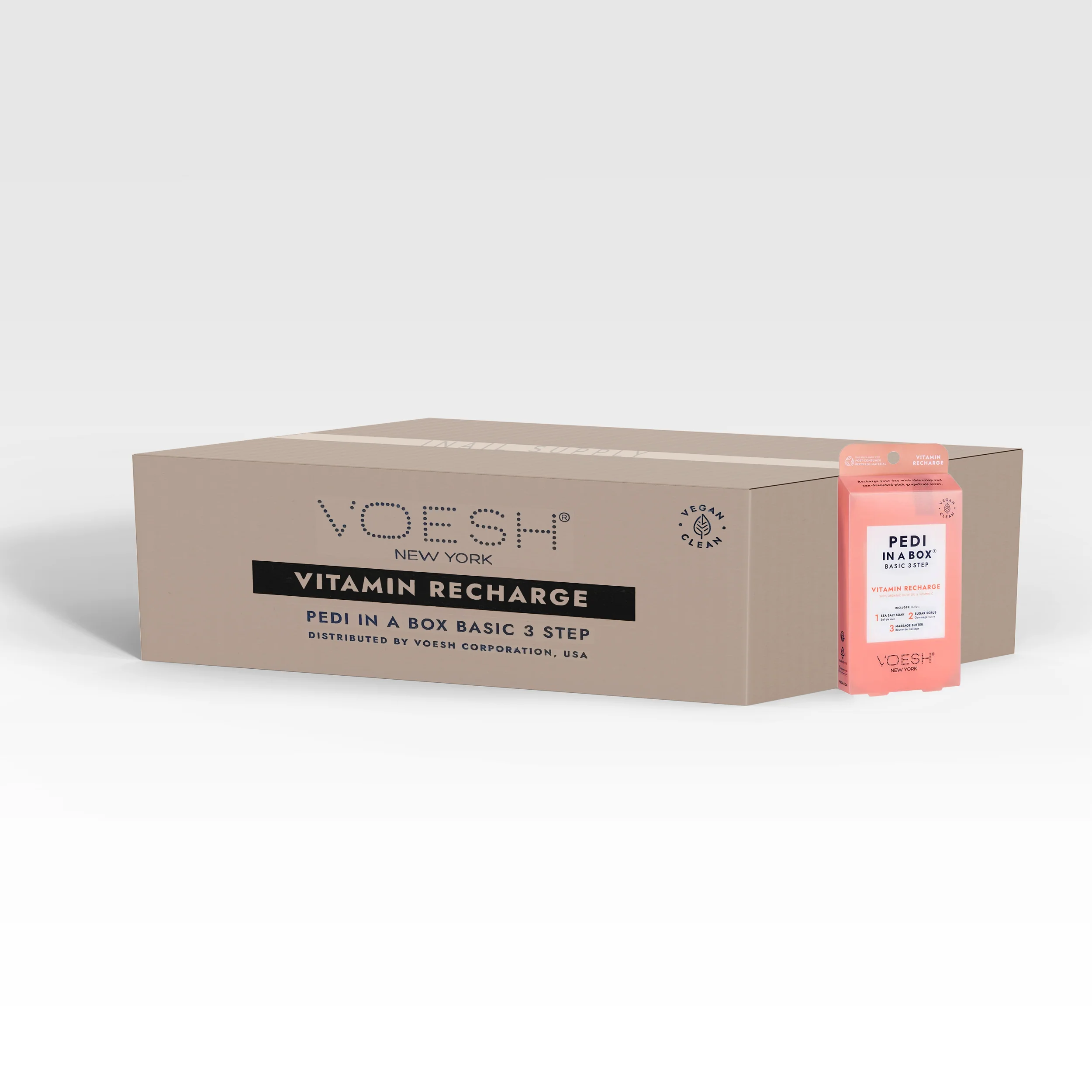 VOESH Pedi In A Box 3 Step - Vitamin 100/Box