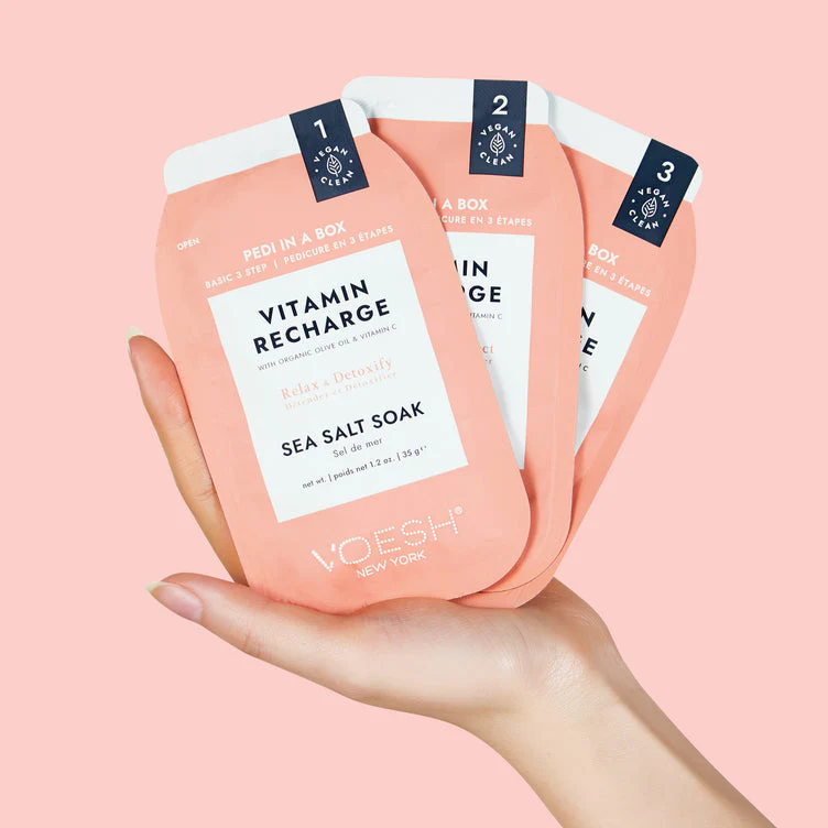VOESH Pedi In A Box 3 Step - Vitamin 100/Box - Image 3