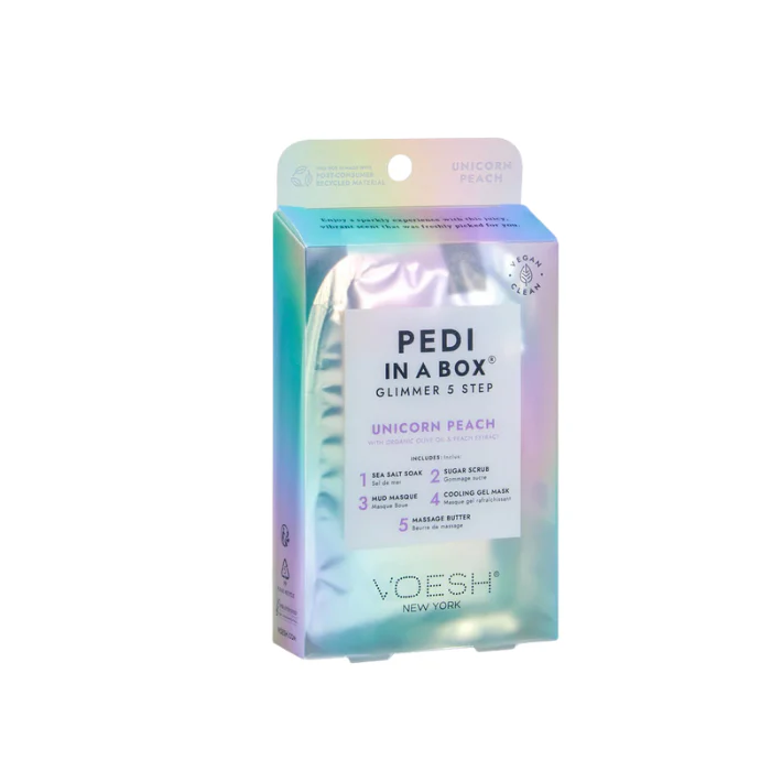 VOESH Pedi In A Box 5 Step - Glimmer Spa Single - Image 2