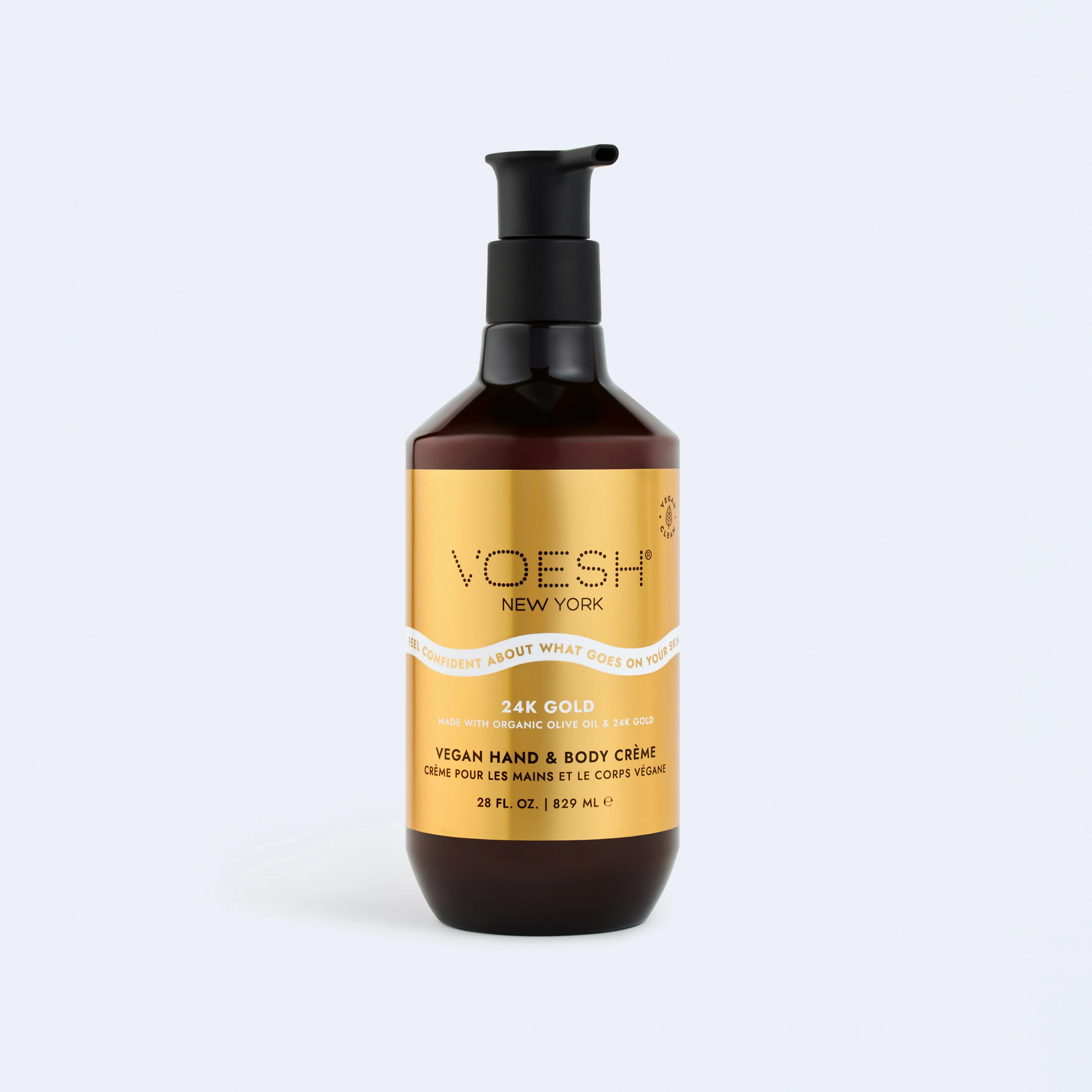 VOESH Vegan Body Creme - Imperial 24k Gold 28 oz 12/Box - Image 3