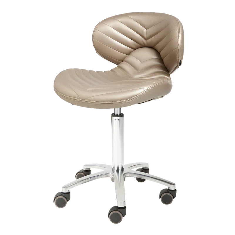 WHALE SPA LEXI PRO CHEVRON MANICURE STOOL 1010H - Image 3