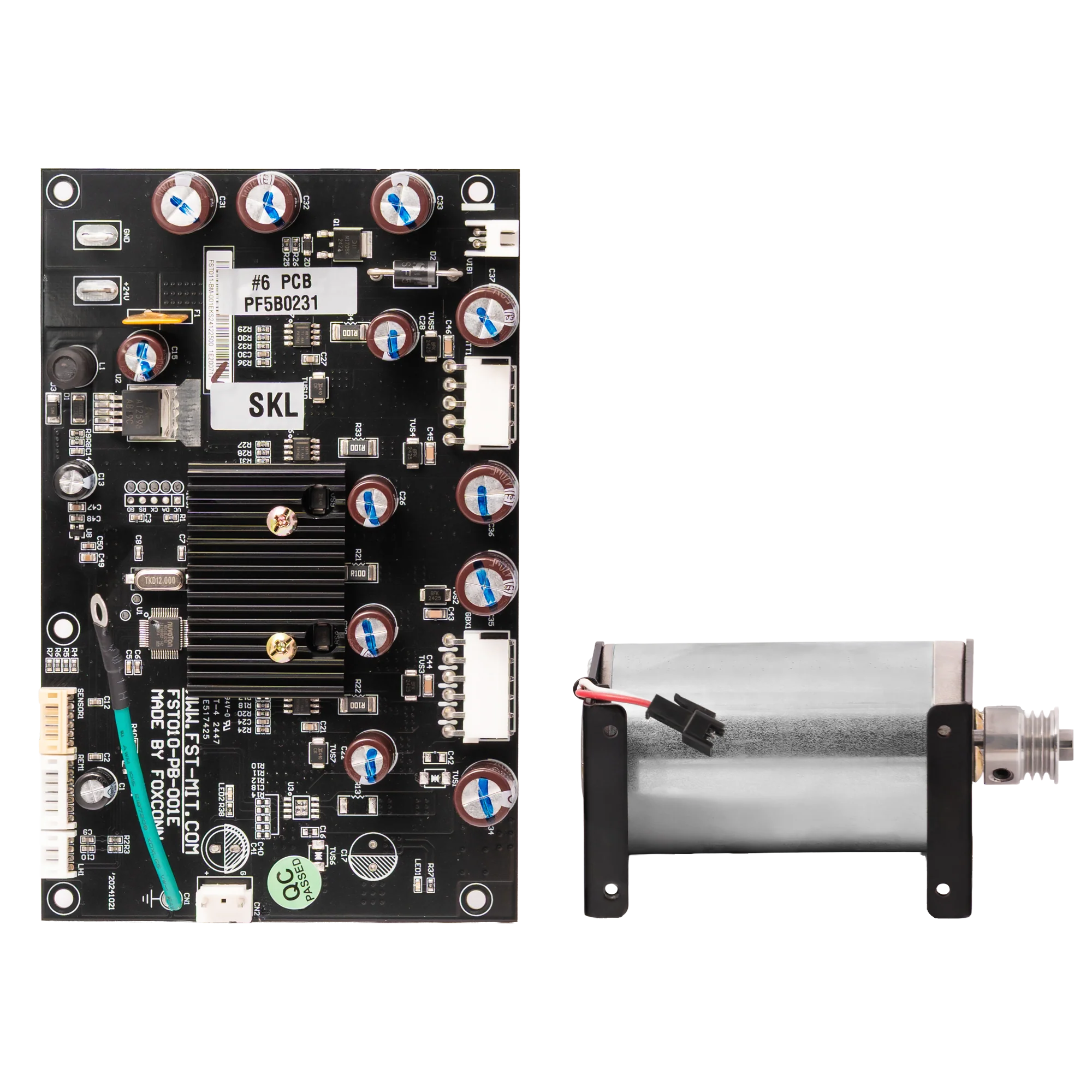 Whale Spa PCB & DC Motor Set with Bracket