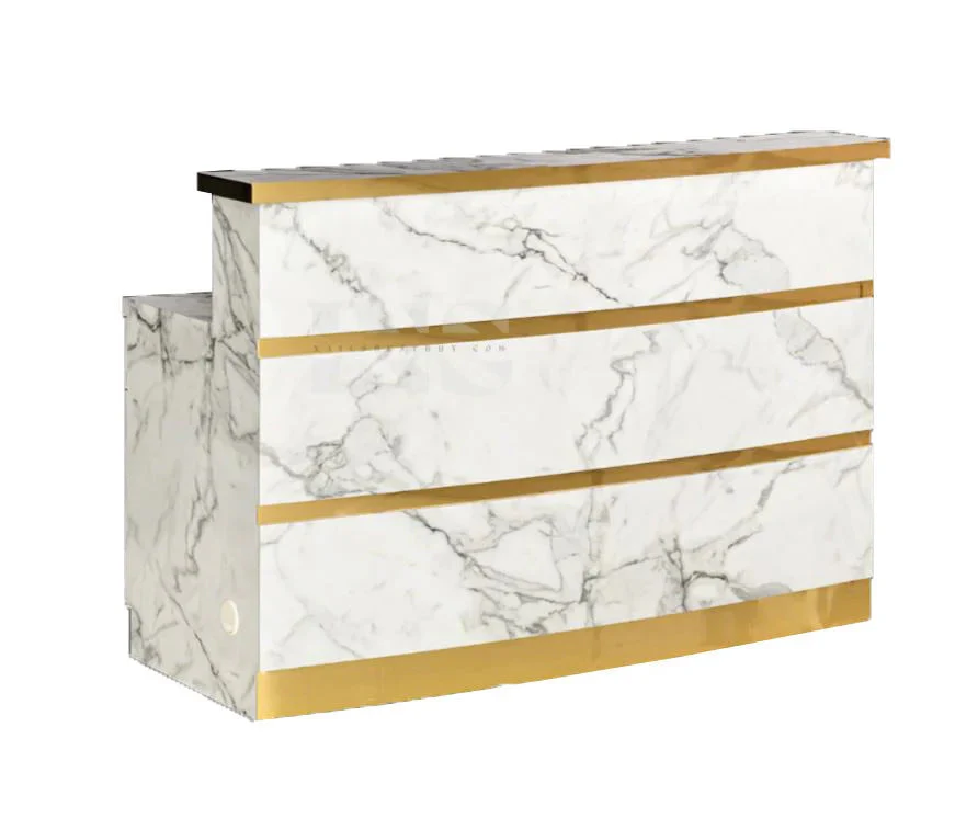 WHALE SPA RECEPTION - GOLD & MARBLE - Image 2
